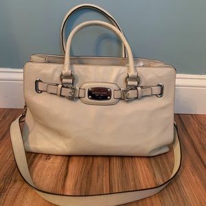 Michael Kors Satchel Handbag Ivory